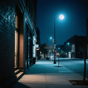 Moonlight Sidewalks Tonight