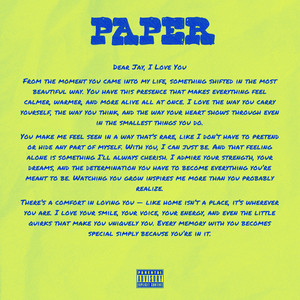 PAPER (Sped Up) by Jaythamacc
