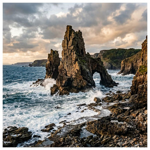 along the coast by grab the stars