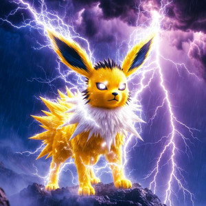 Jolteon, Thunder and Light by Rusty Collector