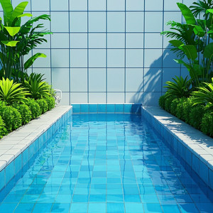 con piscina by crist luke