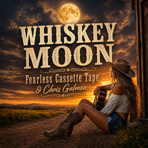Whiskey Moon by Chris Galmon, Fearless Cassette Tape