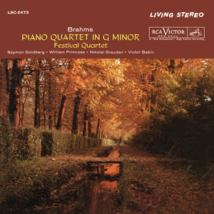 Brahms: Piano Quartet No. 1 in G Minor, Op. 25 - Album by Johannes