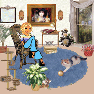 Indoor Cat by Spaceman Bob