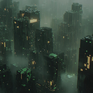 voxel rain by green.light