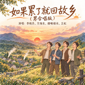 如果累了就回故乡（男合唱版） by 李晓杰, 万海东, 烟嗓船长, 王虹-王棚主