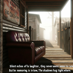 The chair left behind by Vynes