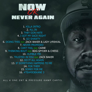 Can't Fail by JoeKane the TracKilla, Caine