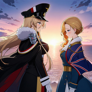 Two Crowns Upon the Sea (Hood and Bismarck) by ChaluluMusic