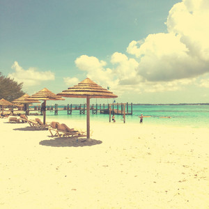Backdrop for Resting at the Beach - Trumpet, Soprano Sax, Tenor Sax and Guitar album