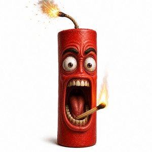 I’M A DYNAMITE! by Funny Songs, Fonny Sungs, De Tekentovenaar