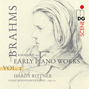 Brahms - Early Piano Works Vol.2 cover