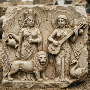 Anahita meets Saraswati by Beyond Conscious