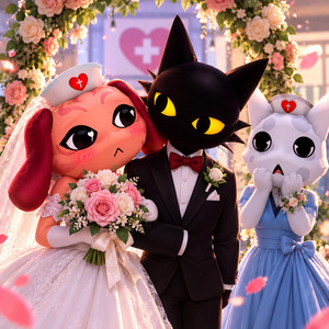 Nurse & Secret Agent Wedding Day by Croco Beat