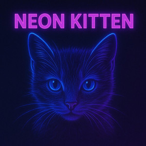 Neon Kitten by ADWIN