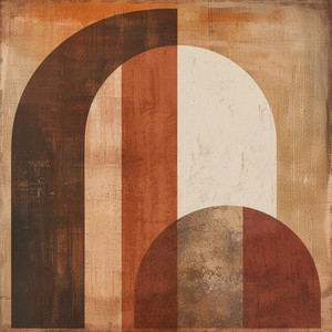 Burgundy Frame by Quiet Arches