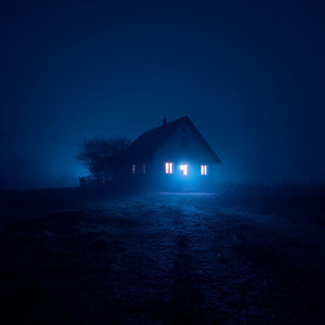 mourning by empty street