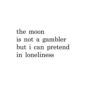 moon by hallway poems