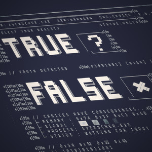 Обкладинка: True/False