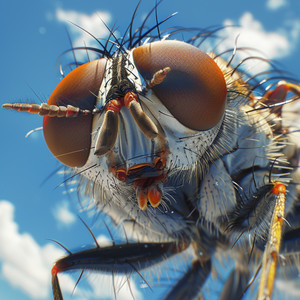 Jazzy Pic — A shit-seeking fly