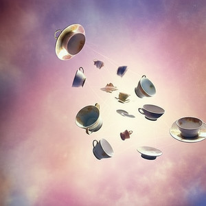 Ephemeral Echoes of a Celestial Tea Party by FERRY TIAN HARYADI