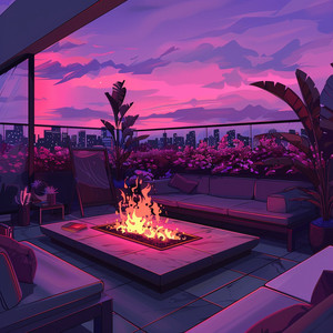 Coral Skyline by Mira Dusk
