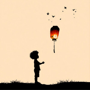 Floating Lantern by Tom Cosmo