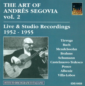The Art of Segovia, Vol. 2 (1952-1955) - Compilation by Andrés