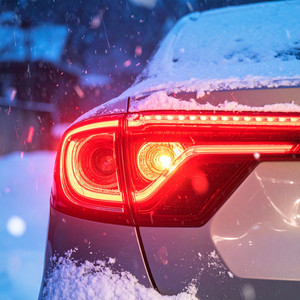 Red Tail Lights by Odometer