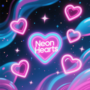Neon Hearts by FARIZ DWI ARDIANSYAH