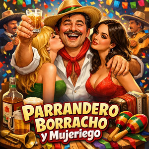 Son Fiestero & Grupo Fantasía - Parrandero, Borracho y Mujeriego
