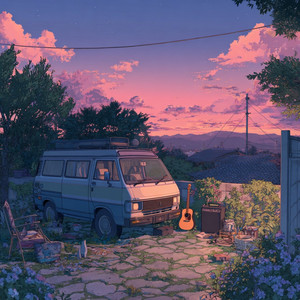 Orange Horizon Mile by Golden Hour Kids