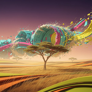 Crashing Savanna by Quantyra