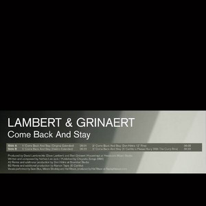 Come Back And Stay — cover art by Lambert Grinaert