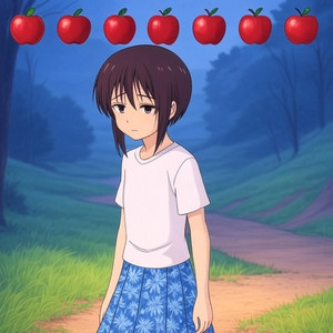 Apple doesn't fall far from the tree by Lofi Luffy