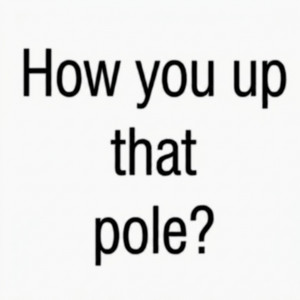 How you up that pole? by kappaa!