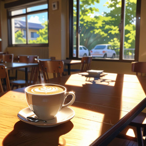 Cozy Coffee Break by Sai