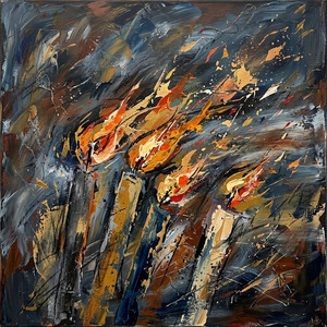 Candles Left Out by epyphani