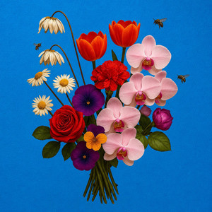 Dying Flowers by Artist Grant