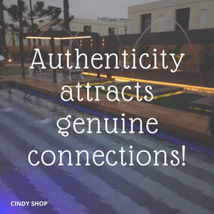 Authenticity attracts genuine connections! by Leydi Wow