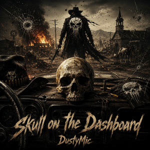 Skull on the Dashboard by DustyMic