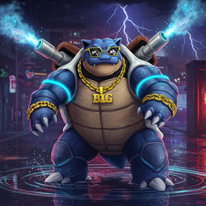 BigMan Blastoise by EpicSoundWaves