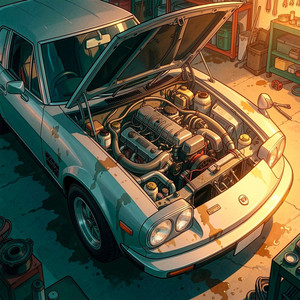Engine Bay by Turbo Sunset