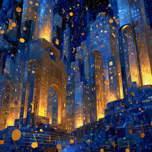 Celestial Groove District by Sebastian Greyson