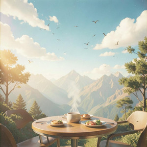 Breakfast at a Blue Mountain Cafe by AI IRIE FM
