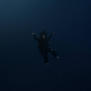 floating in the empty ocean