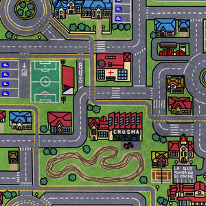 La que pones en el coche