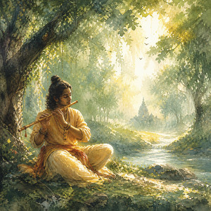 Soft Native Flute by Selene Noor