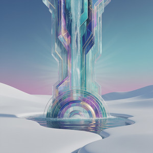 Winter Waterfall by Tekhno Lumen