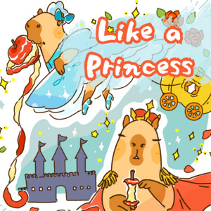 Like a Princess (feat. 夢ノ結唱 ROSE) by カピ王国, 夢ノ結唱 ROSE